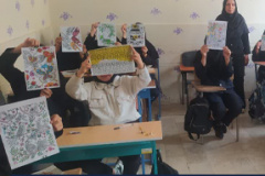 آموزش مهارت های زندگی (کنترل اضطراب) به دانش آموزان توسط خانم زهره میرابی فوق ، کارشناس سلامت روان و بهورز در روستای فرومد