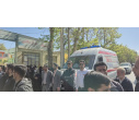 مراسم تشییع پیکر شهید مدافع وطن محمدمهدی عرب باحضور پرشکوه مردم، مسئولین و کادرسلامت دانشگاه علوم پزشکی شاهرود