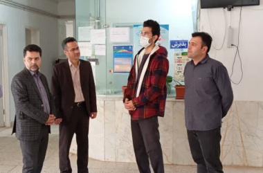 بازدید نوروزی معاون اجرایی معاونت بهداشتی مهندس شریفی عرب