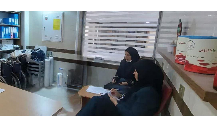 بازدید همکاران دفترمشارکت های اجتماعی ازخیریه بیمارستانی مهرورزان سلامت