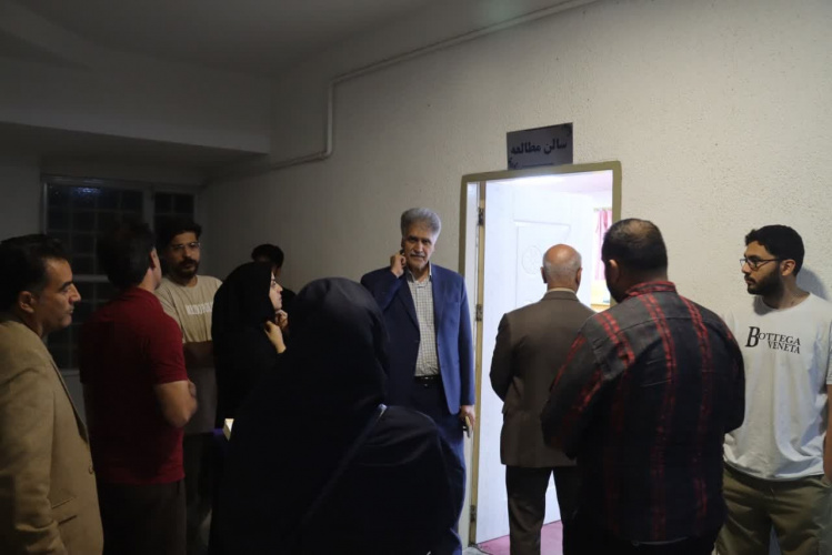 بازدید رئیس دانشگاه علوم پزشکی شاهرود از خوابگاههای پسران