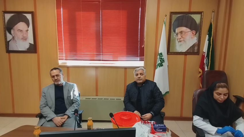 ضبط گزارش خبری از طرح غربالگری و خطرسنجی رایگان بیمارهای غیرواگیر