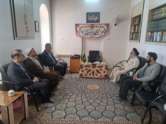 دیدار رئیس دانشگاه علوم پزشکی شاهرود با امام جمعه بخش بسطام