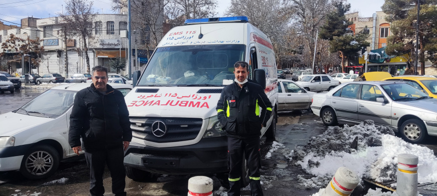 میز خدمت سلامت در نماز جمعه شاهرود