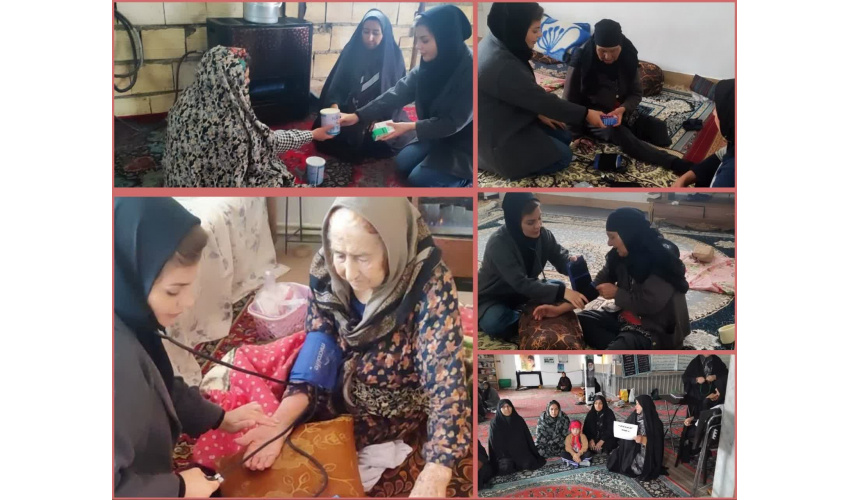 تلاشگران و بهورزان حوزه سلامت، با پشتکار و امید در کنار مردم